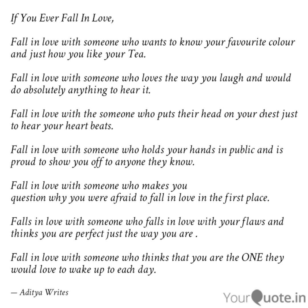If You Ever Fall In Love Quotes Writings By Aditya Agrawal