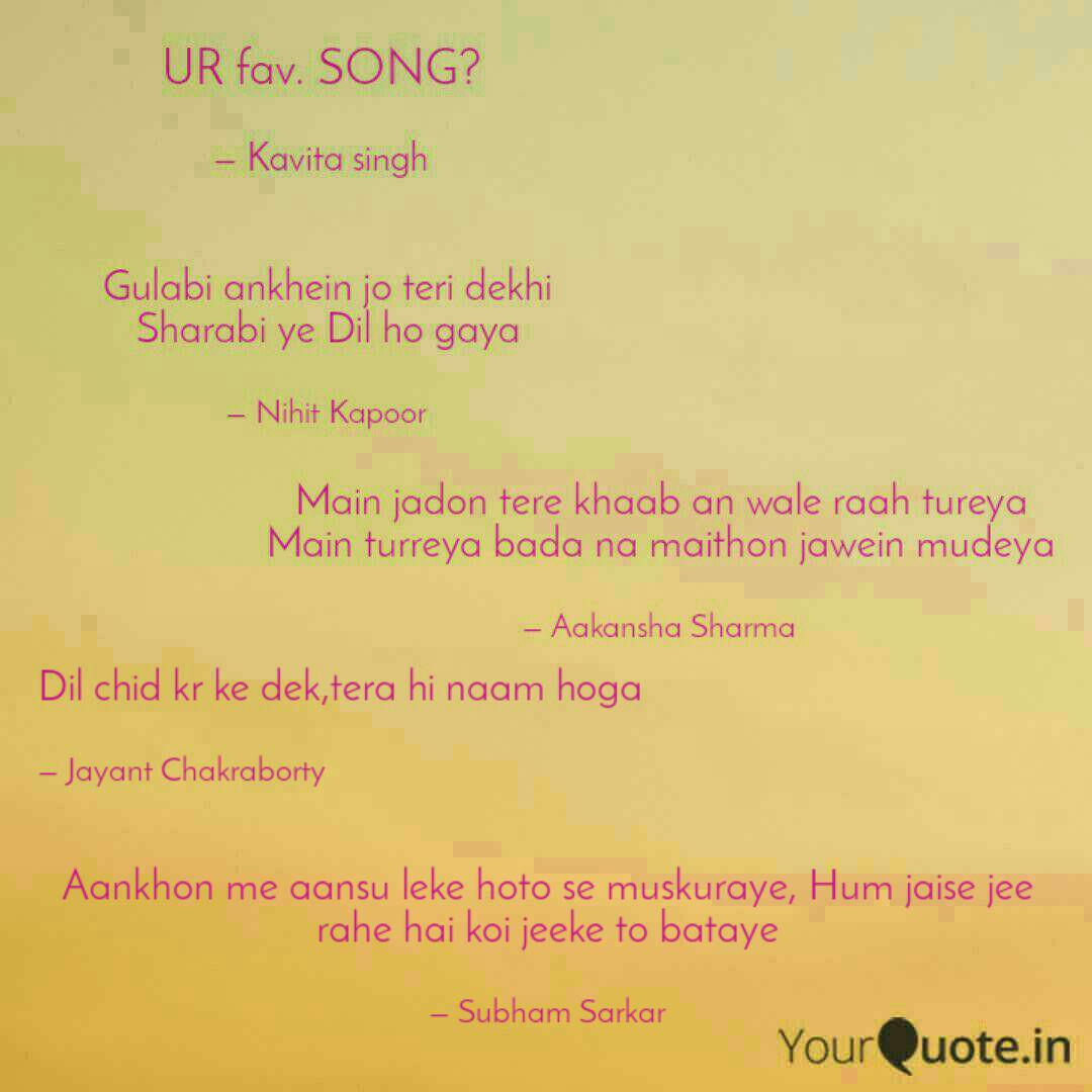 Best Letsdosmthingcrazyyyy Quotes Status Shayari Poetry Thoughts Yourquote Hum jaise jee rahe hain koi jee ke to bataye lyrics traslation | ehtedt. yourquote