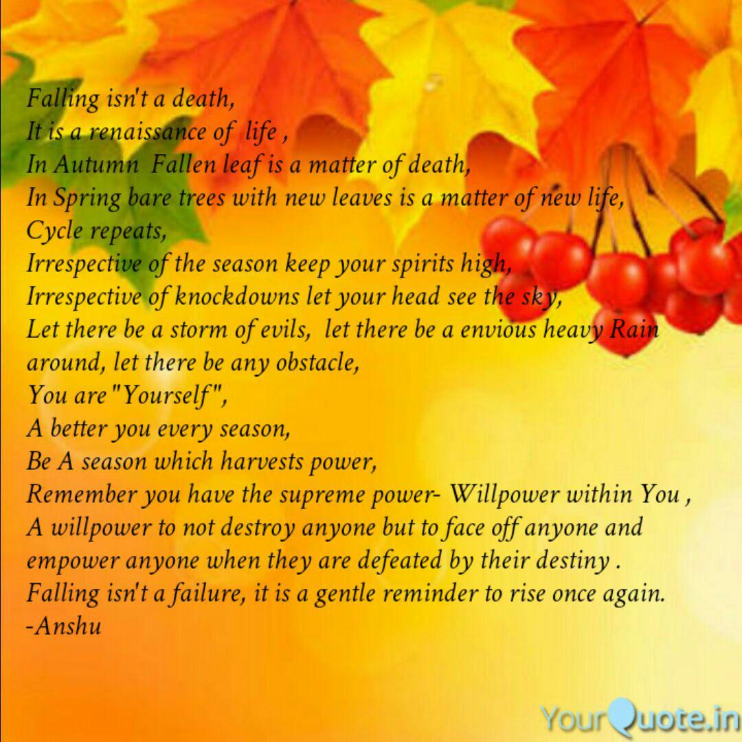 Falling Isn T A Death Quotes Writings By Ast Yourquote