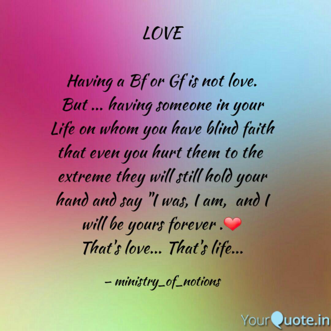 Love Having A Bf Or Gf I Quotes Writings By Bhawna Gahlot Yourquote