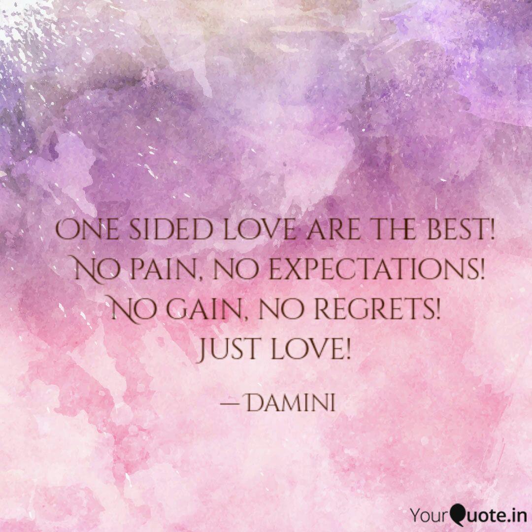 One Sided Love Expectations Quotes