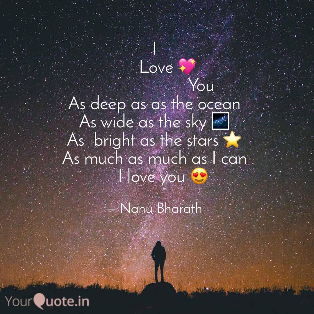 I Love Quotes Writings By Nanu Bharath Yourquote Ily (i love you baby) instrumental remix. quotes writings by nanu bharath