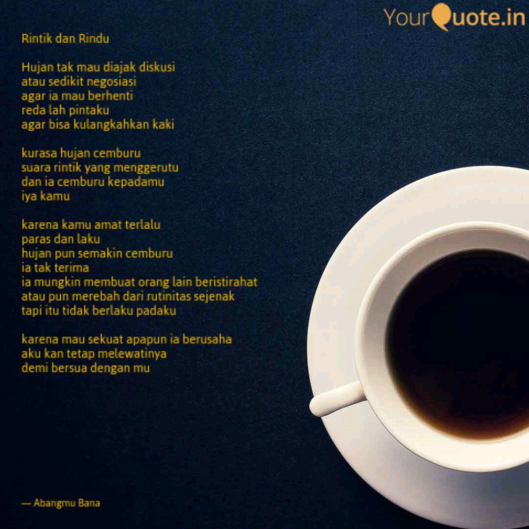Quotes Kopi Dan Rindu - status wa kekinian