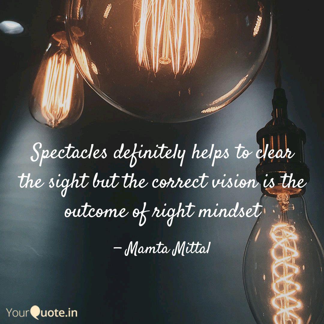 Spectacles Definitely Hel Quotes Writings By Mamta Mittal Yourquote