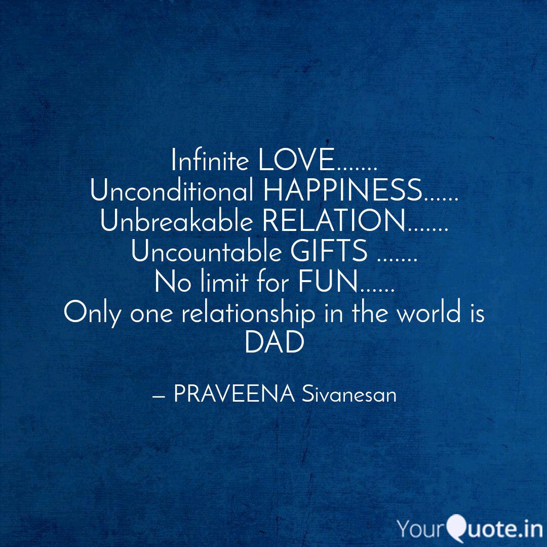 Infinite Love Unco Quotes Writings By Praveena Sivanesan Yourquote