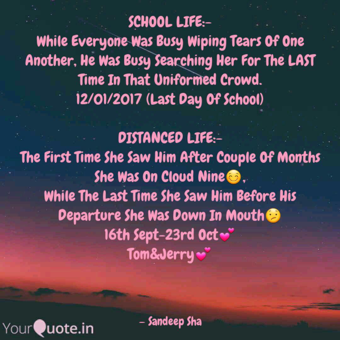 Wallpaper Best Schoollifevsdistancedlife Quotes Status Shayari Poetry Free HD
