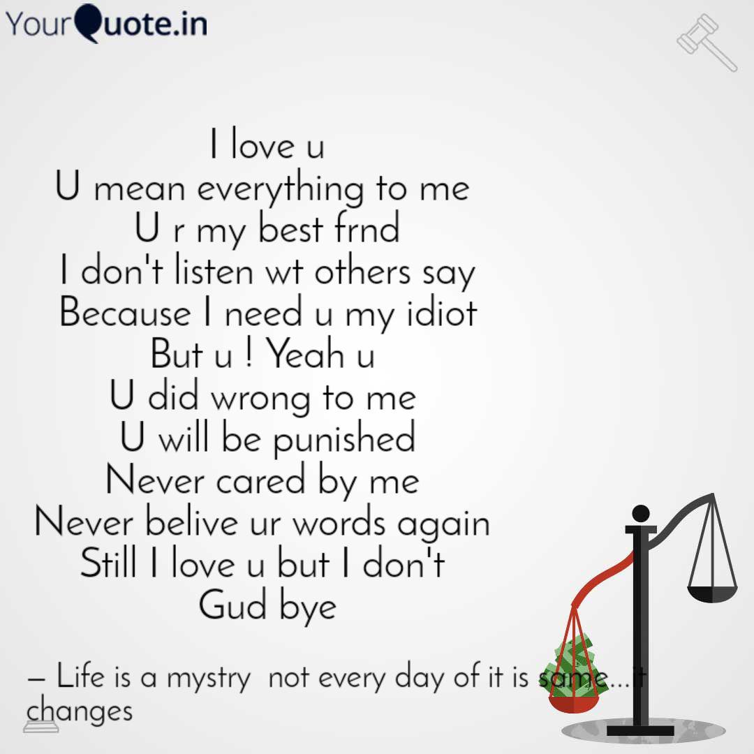 I Love U U Mean Everythin Quotes Writings By Hemanth Reddy