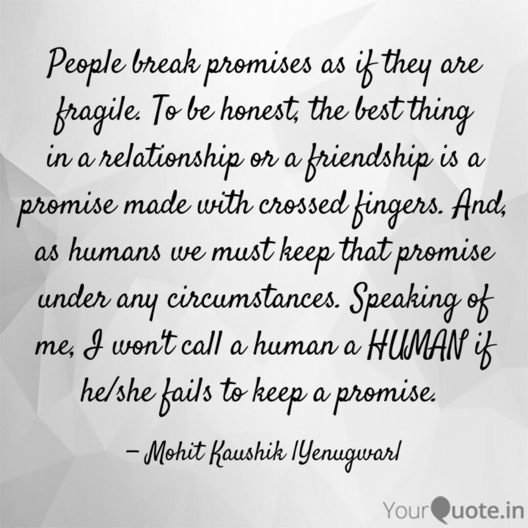 Breaking Promise Quotes
