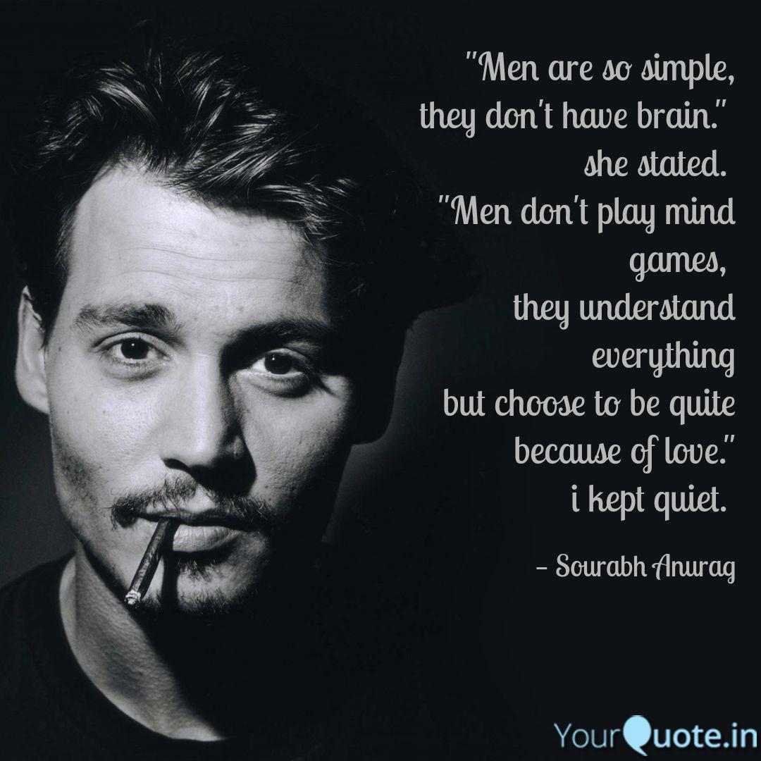 Get Wallpaper Men Are So Simple The Quotes Writings By Sourabh Anurag For Android