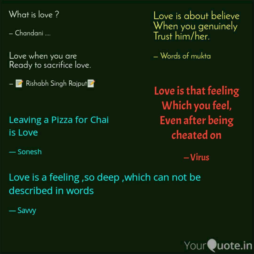 Love Is That Feeling Whic Quotes Writings By Viraj Shah