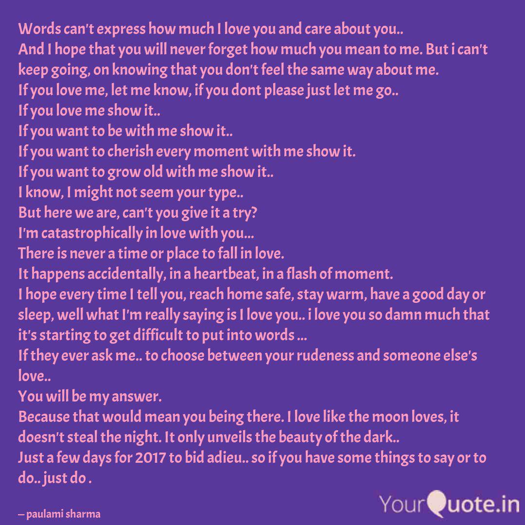 Words Can T Express How M Quotes Writings By Paulami Sharma