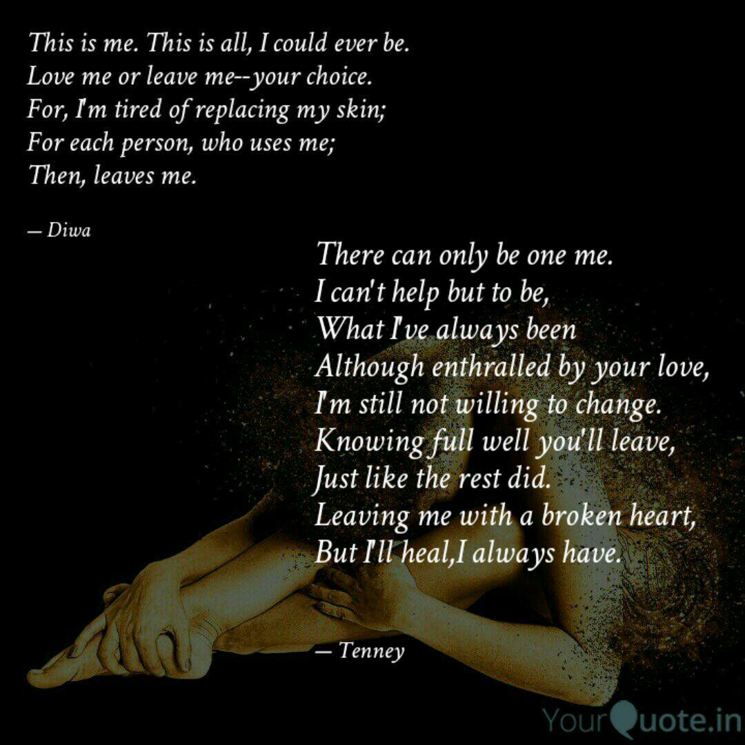 There Can Only Be One Me Quotes Writings By Teniola Balogun Yourquote There Can Only Be One Me Quotes Writings By Teniola Balogun Yourquote