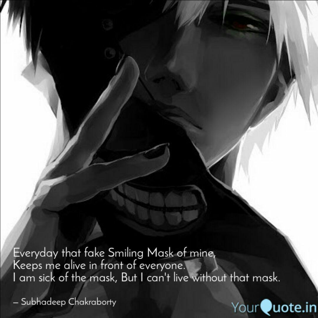 Get Wallpaper Everyday That Fake Smilin Quotes Writings By Subhadeep For iPhone