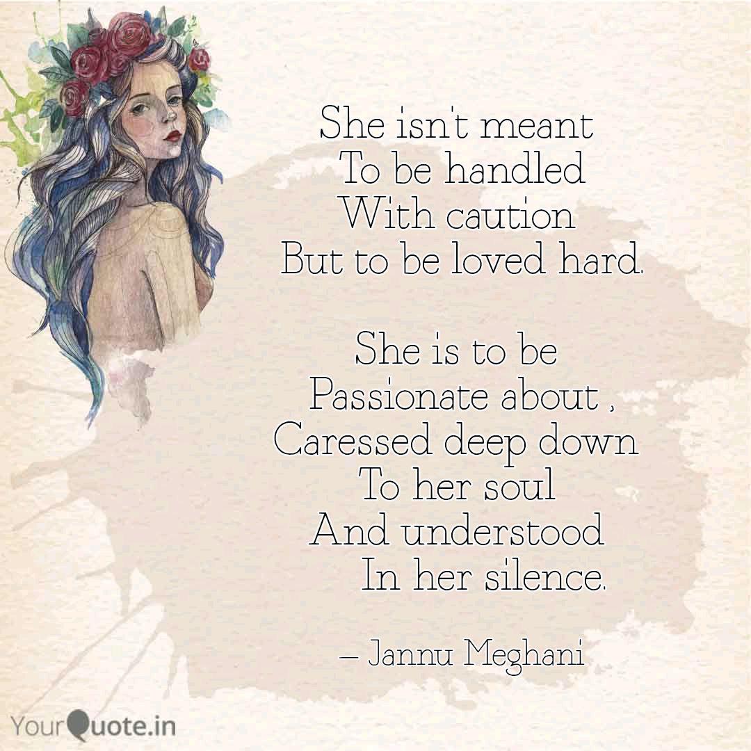 She Isn T Meant To Be Ha Quotes Writings By Jannu Meghani Yourquote