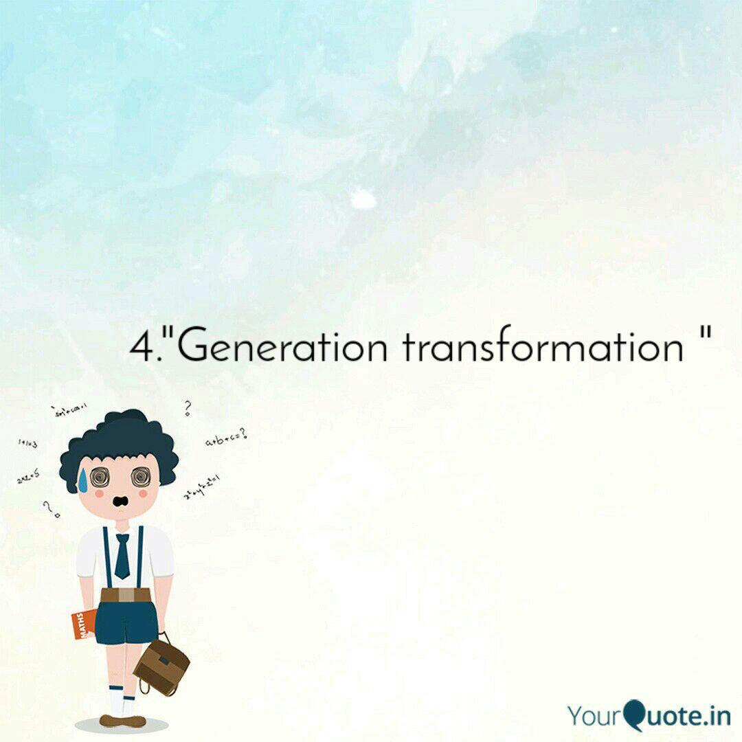 4 Generation Transformat Quotes Writings By Personality U07 Commenter Yourquote