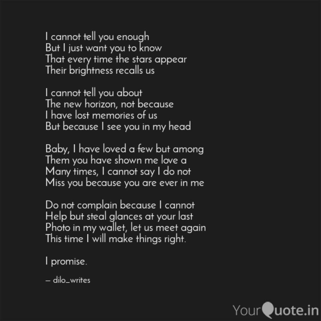 I Cannot Tell You Enough Quotes Writings By Baridilo Kpegeiye Yourquote