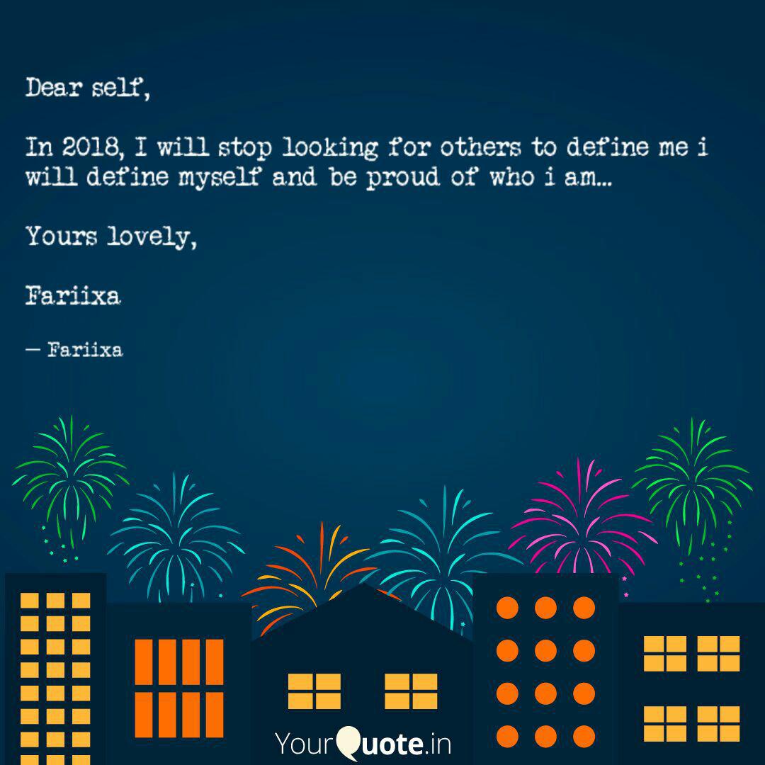 Wallpaper Dear Self In 2018 I Wi Quotes Writings By Fariixa Abdisalaam Yourquote For Android Free