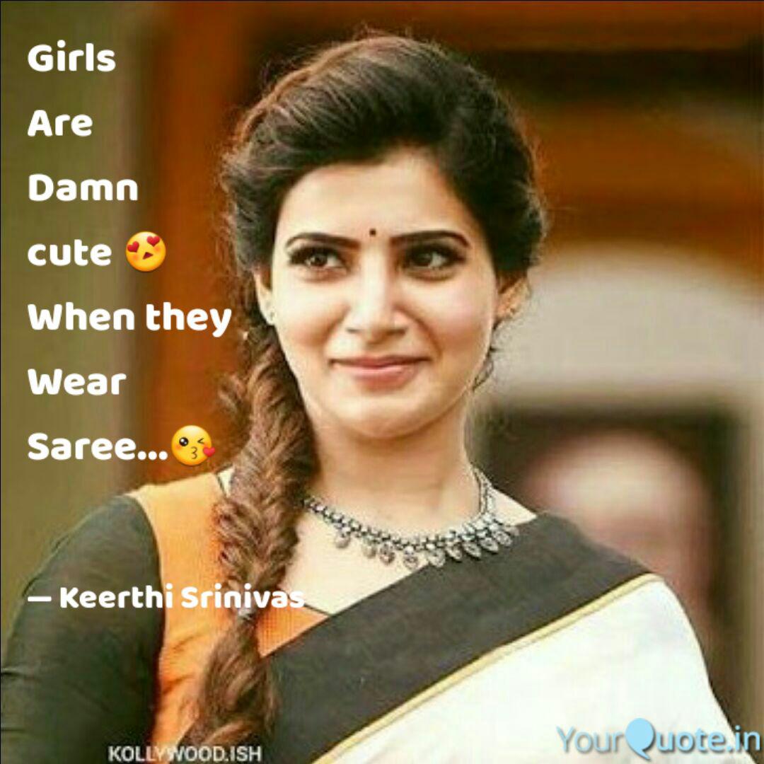 Girls Are Damn cute 😍... | Quotes & Writings by Keerthi Srinivas |  YourQuote