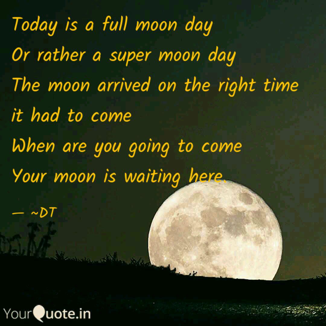 moon day today