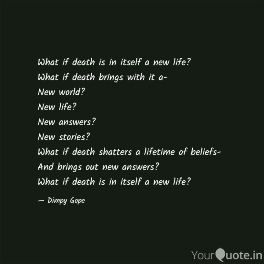 Death And New Life Quotes