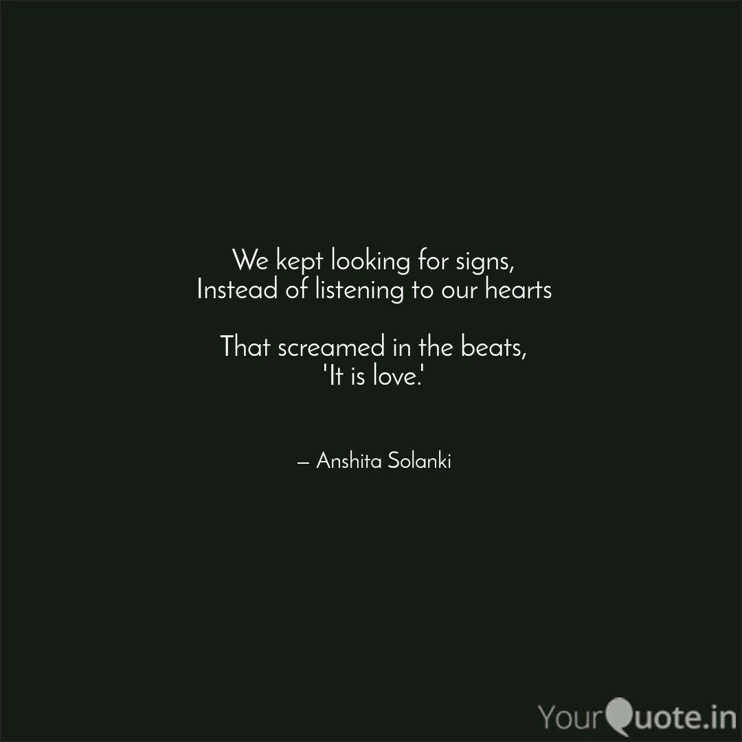 Looking For A Sign Quotes