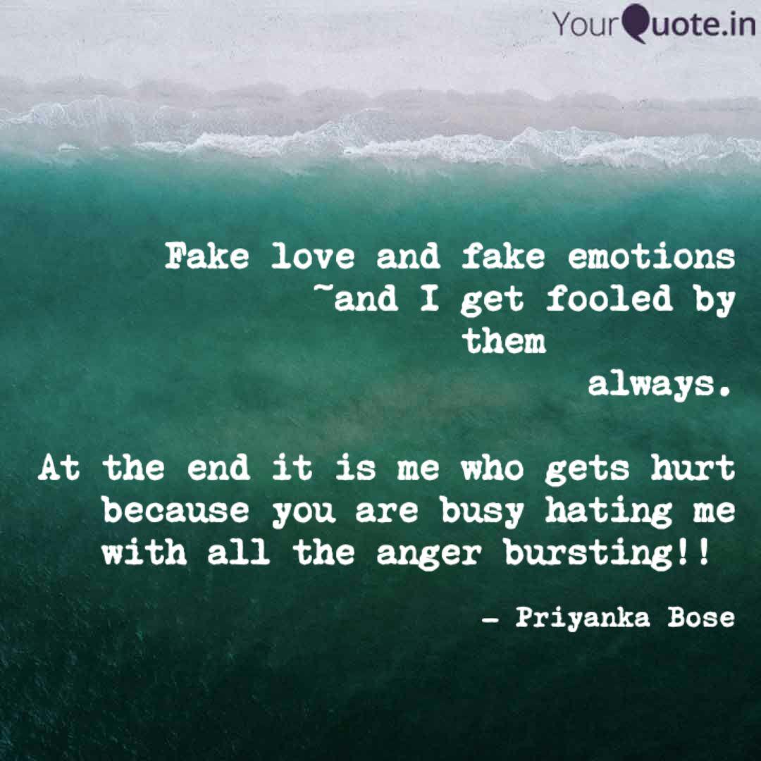 Wallpaper Fake Love And Fake Emotio Quotes Writings By Priyanka Bose Desktop Wallpaper Free