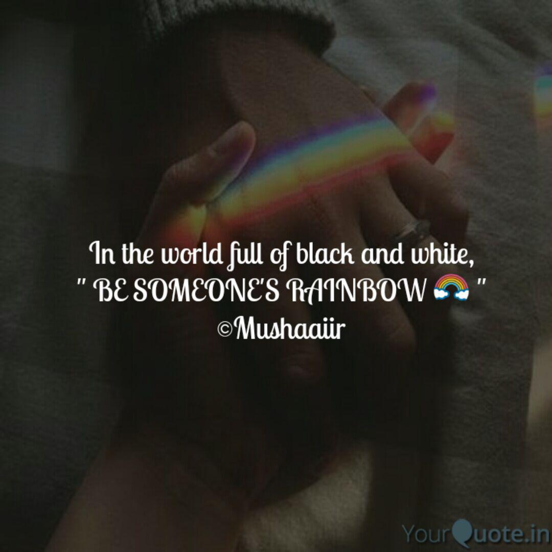 In The World Full Of Blac... | Quotes & Writings By Makvana Sohil | Yourquote