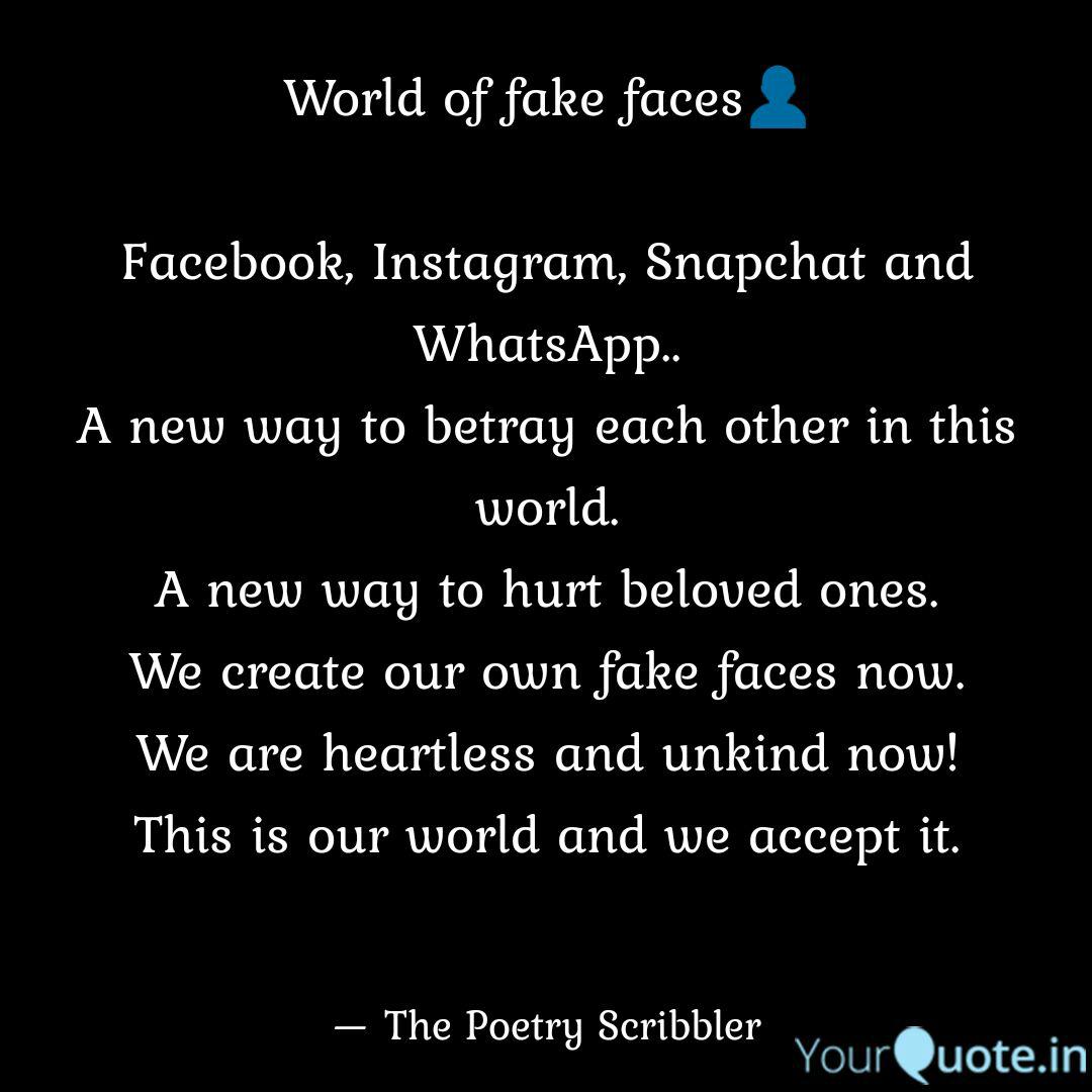 World Of Fake Faces Fa Quotes Writings By Micky Mouse Yourquote World Of Fake Faces Fa Quotes Writings By Micky Mouse Yourquote