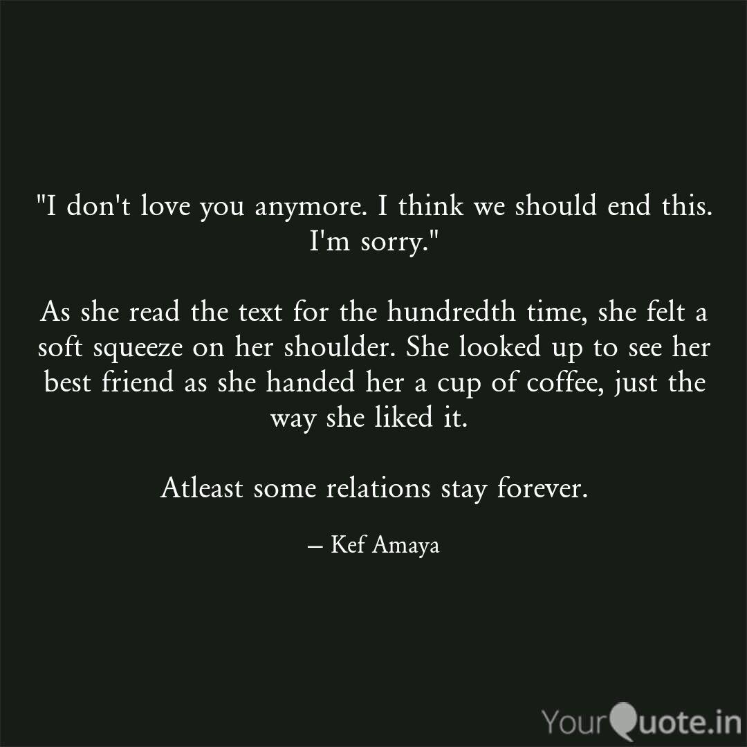 I Don T Love You Anymore Quotes