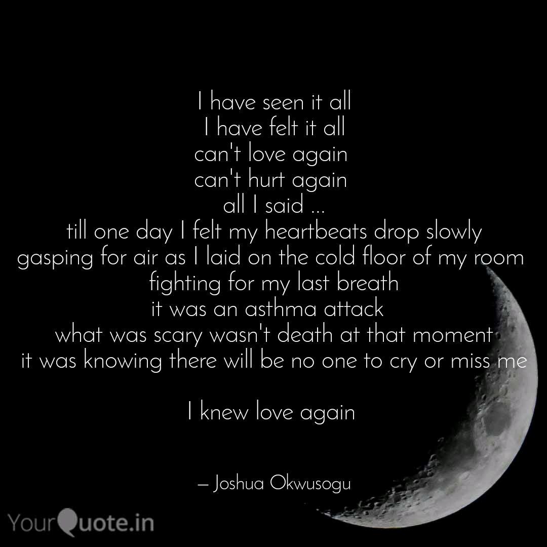 I Have Seen It All I Have... | Quotes & Writings By Joshua Okwusogu | Yourquote