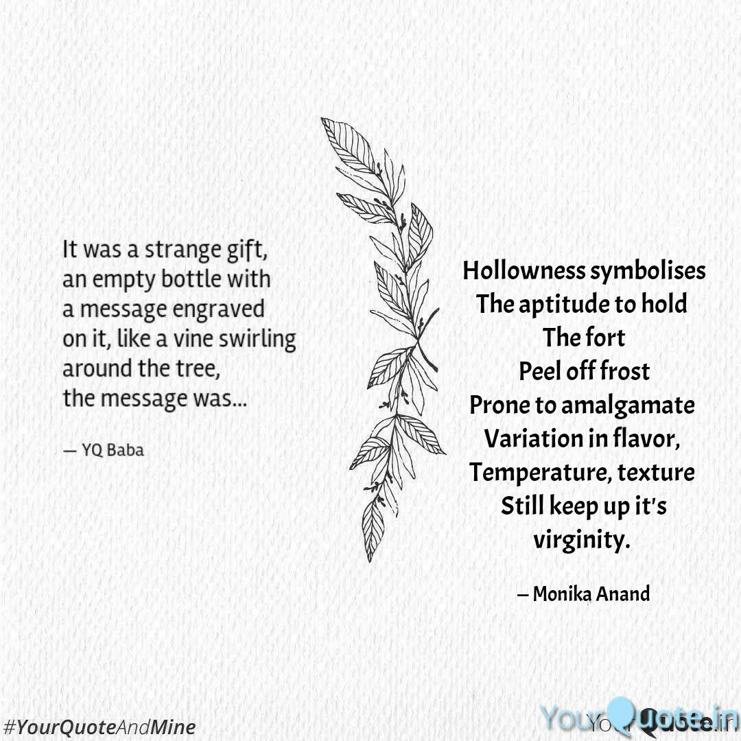 Get Wallpaper Hollowness Symbolises The Quotes Writings By Monika Anand Yourquote HD