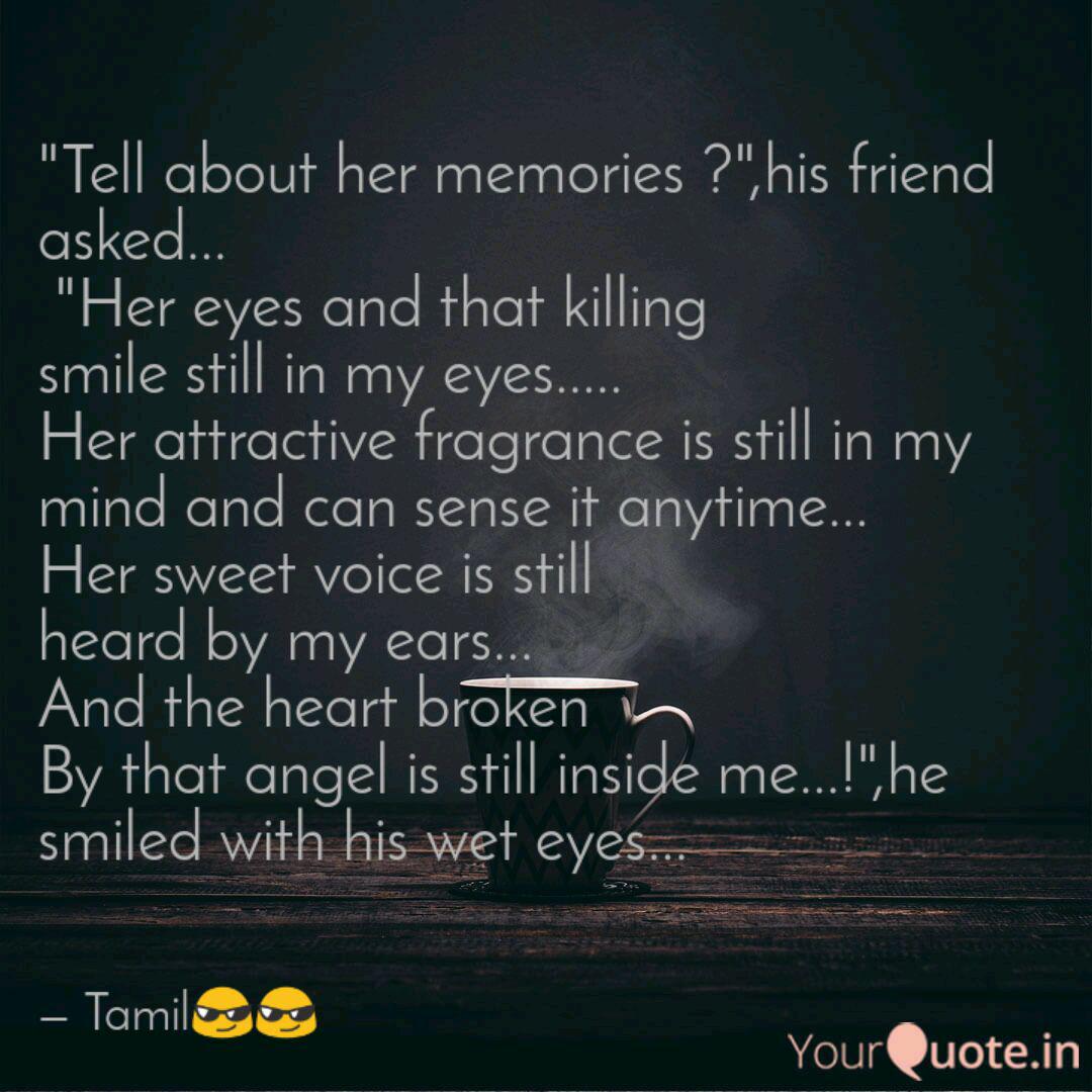 Get Wallpaper Tell About Her Memories Quotes Writings By Tamil Arasan For iPhone