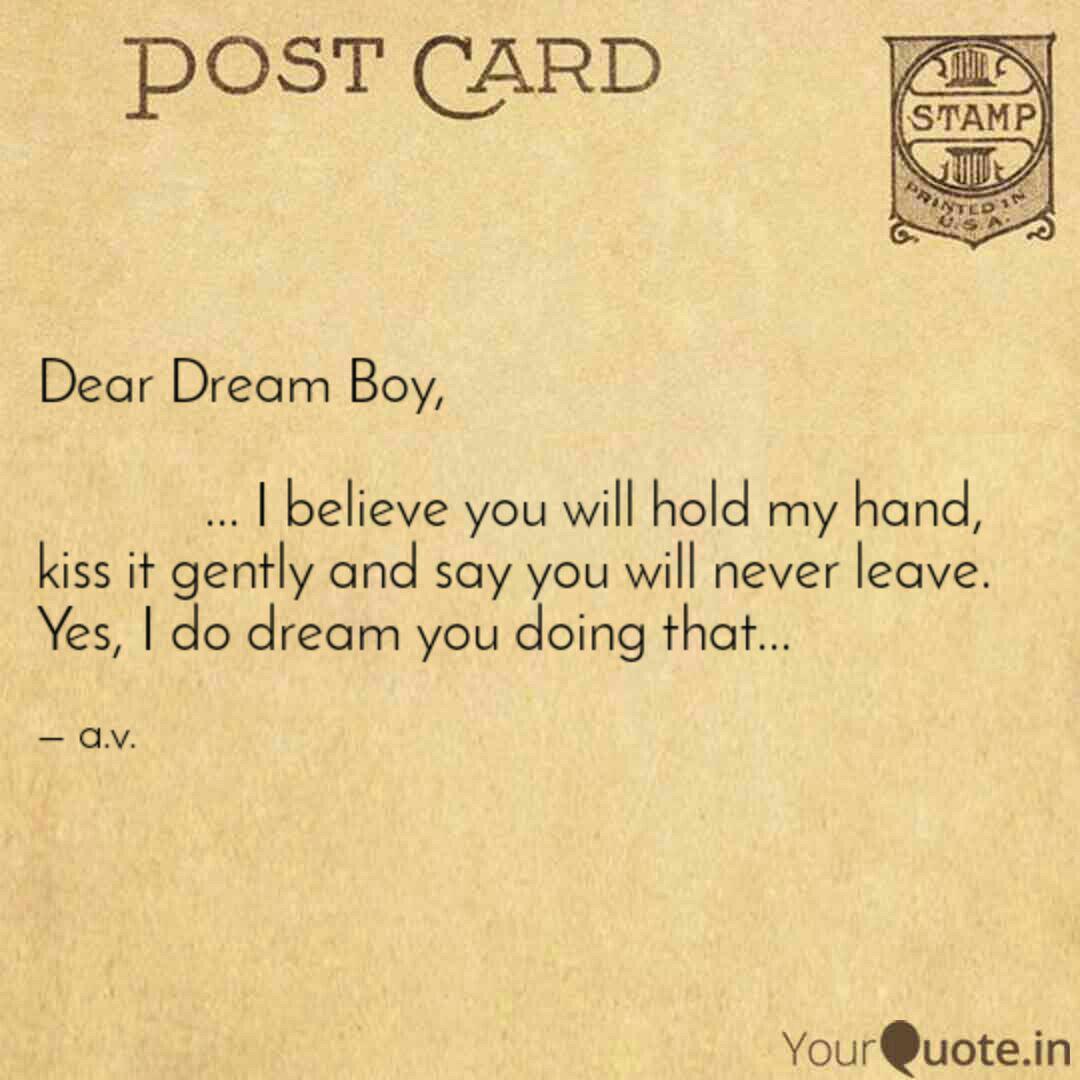 Wallpaper Dear Dream Boy Quotes Writings By Achintya Vaidya Yourquote For iPhone