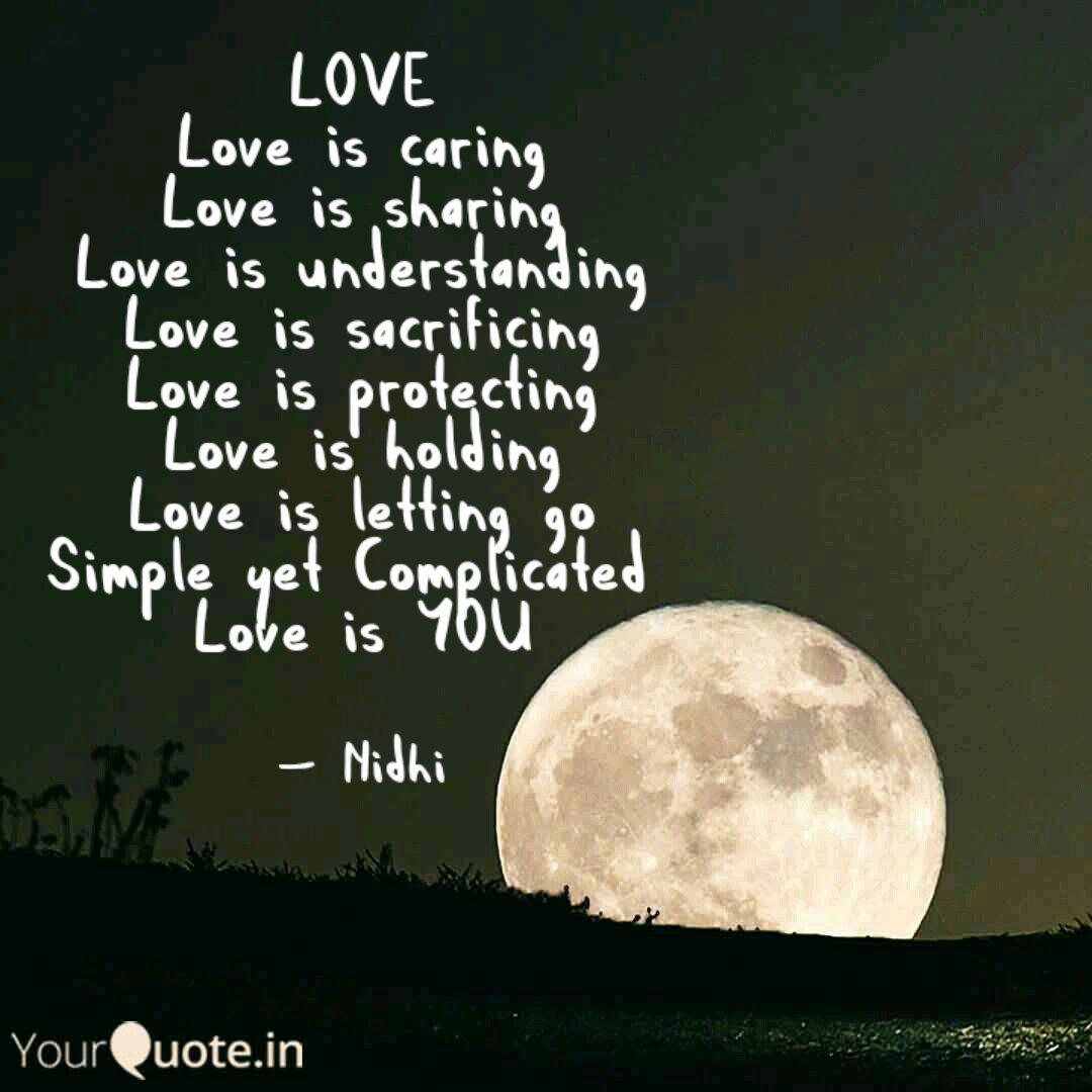 Love Love Is Caring Love ... | Quotes & Writings By Nidhi Sethi | Yourquote