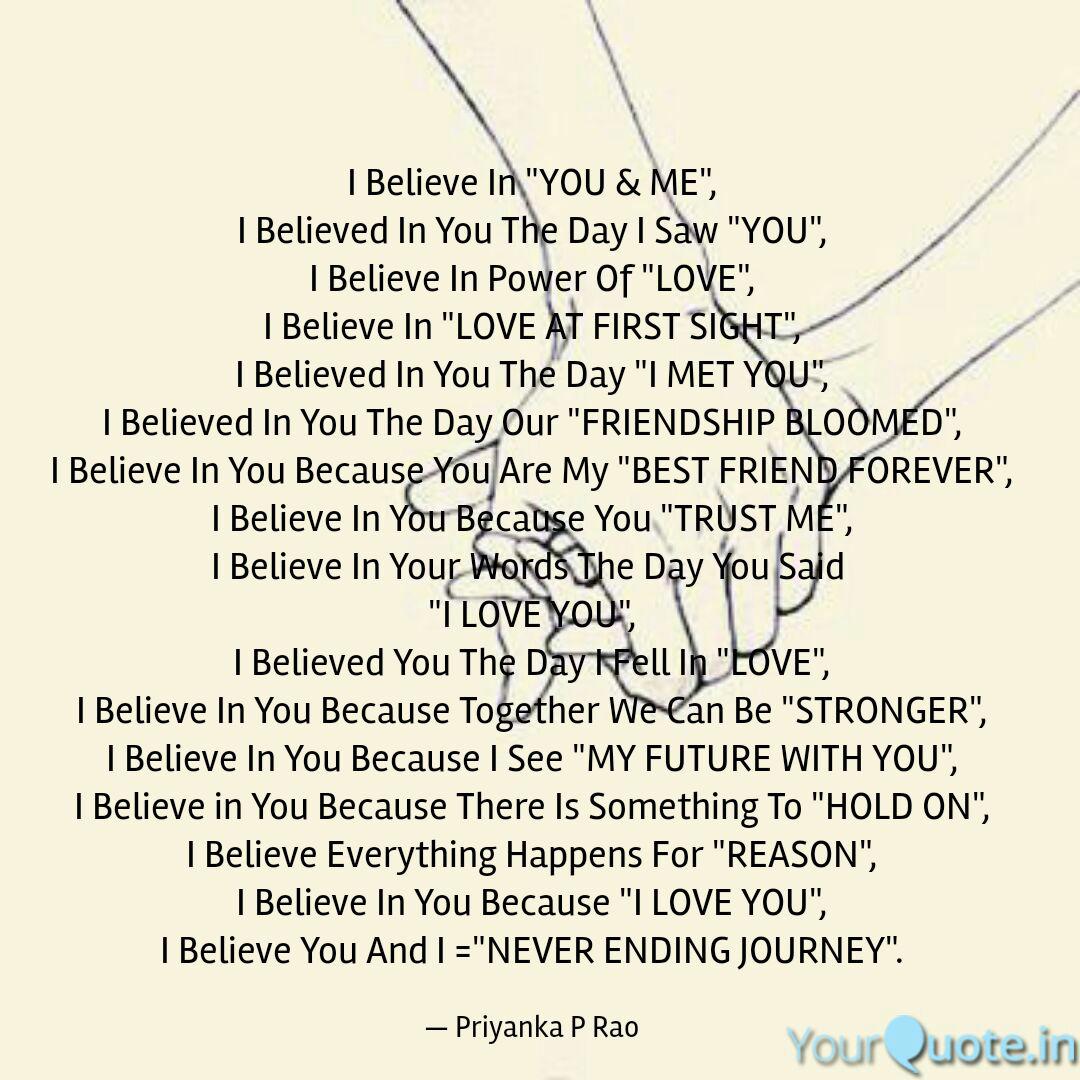 I Believe In 