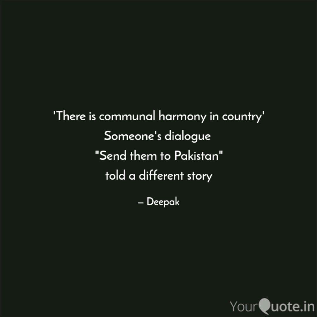 Wallpaper There Is Communal Harmon Quotes Writings By Deepak Awasthi For Android