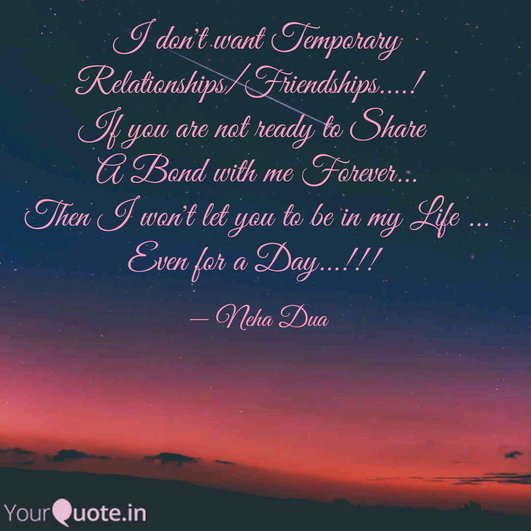 I Don T Want Temporary Re Quotes Writings By Neha Dua