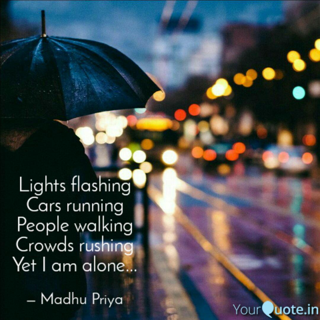 Lights Flashing Cars Runn Quotes Writings By Madhu Priya Yourquote
