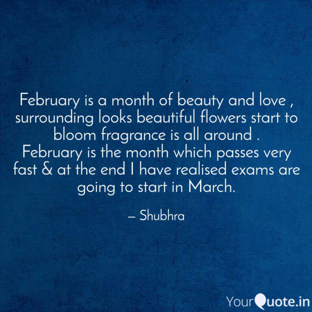 February Is A Month Of Be Quotes Writings By Shubhra Upadhyay Yourquote Related quotes winter weather valentines seasons spring. quotes writings by shubhra upadhyay