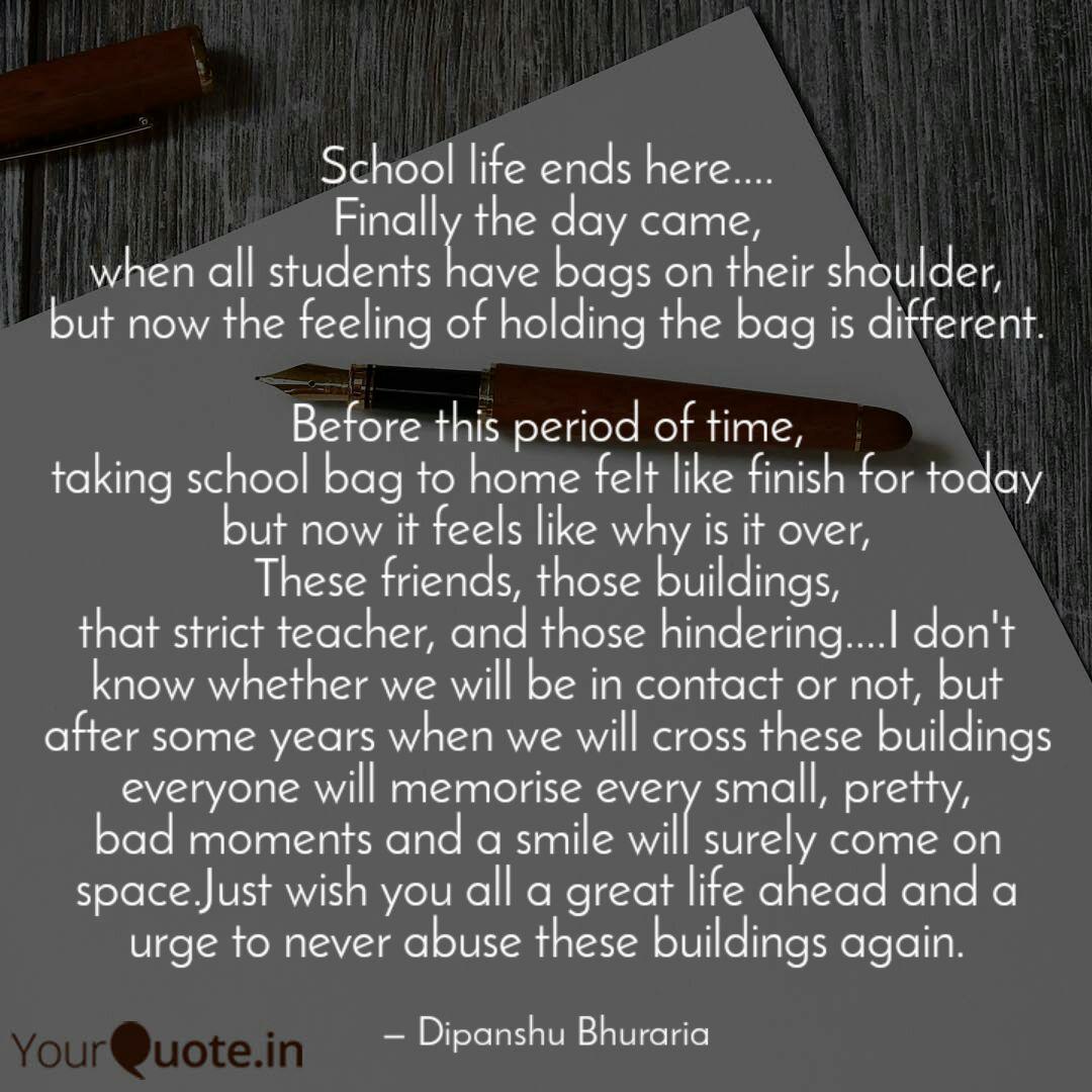 Quotes About School Life