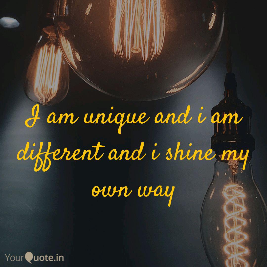 I Am Unique And I Am Diff... | Quotes & Writings By Karen Hephzibah | Yourquote