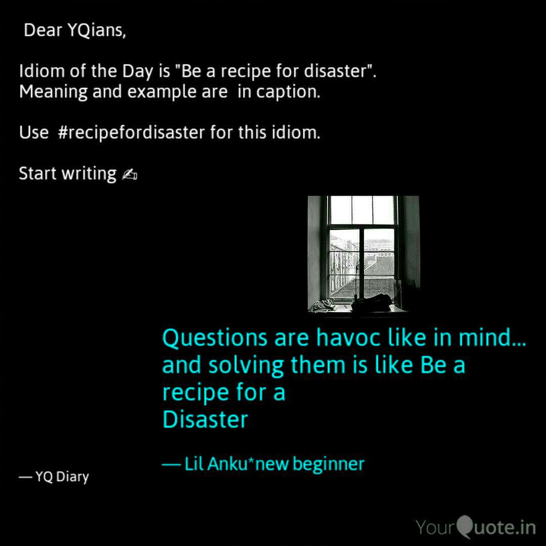 Questions Are Havoc Like Quotes Writings By Akanksha Singh Yourquote