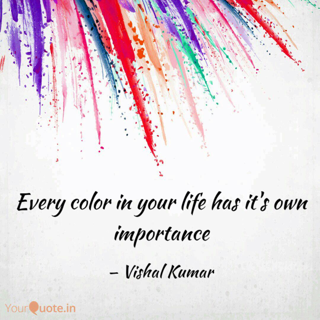 Quotes On Importance Of Colours In Life