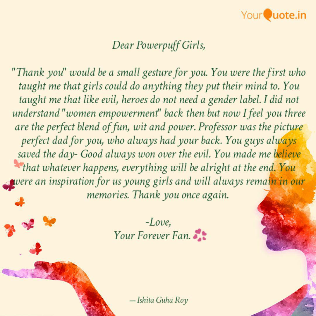 Get Wallpaper Dear Powerpuff Girls T Quotes Writings By Ishita Guha Roy Desktop Wallpaper Free