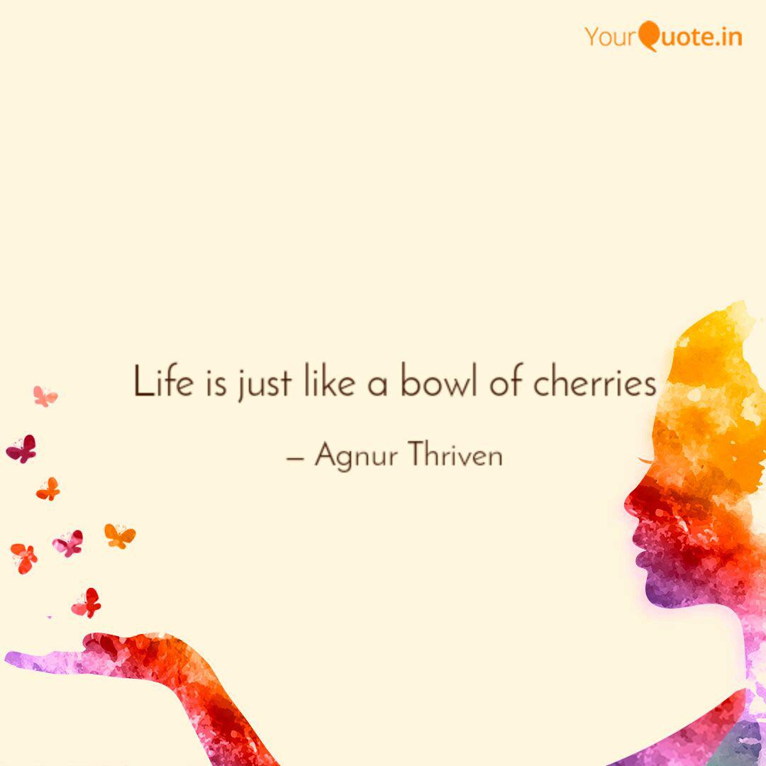 Life Is Just Like A Bowl Quotes Writings By Agnur Preethi Yourquote