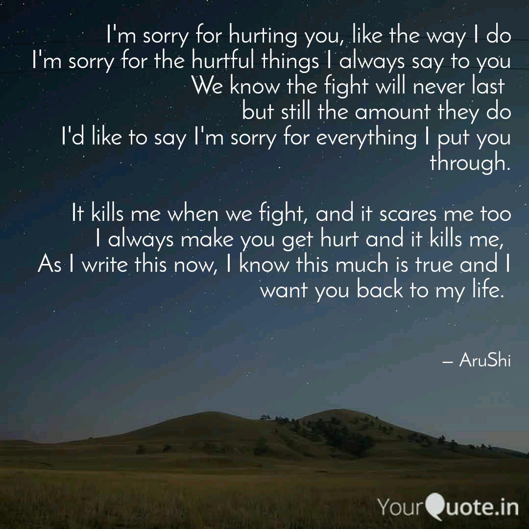 I Am Sorry For Hurting You 670589 I Am Sorry For Hurting You Letter
