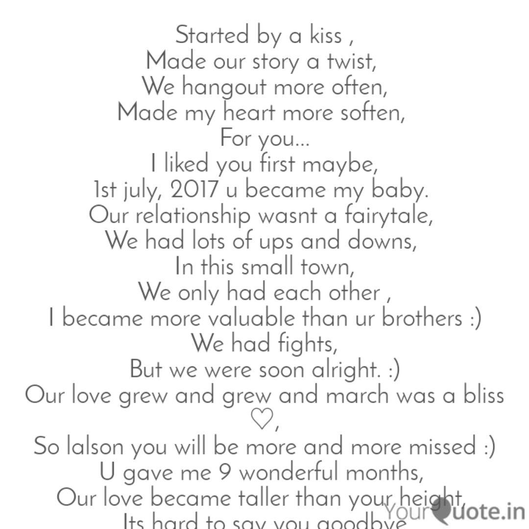 Started By A Kiss Made Quotes Writings By Marvi Muskan Yourquote