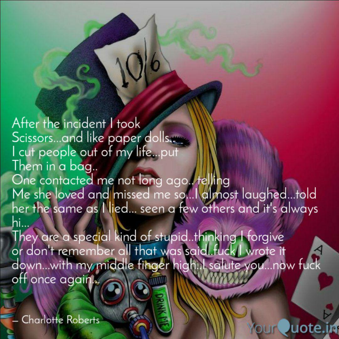 After The Incident I Took Quotes Writings By Charlotte