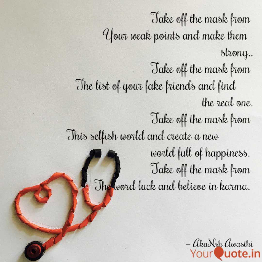 Wallpaper Take Off The Mask From Quotes Writings By Akansh Awasthi Desktop Wallpaper