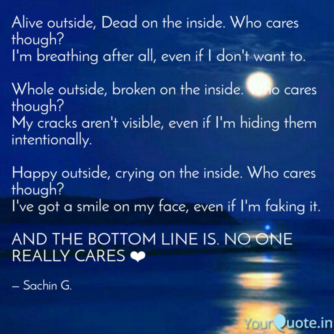Alive Outside Dead On Th Quotes Writings By Sachin Gawali Yourquote